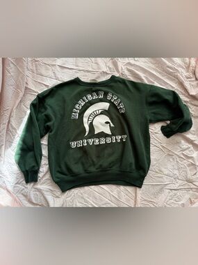 Vintage condition* Michigan State University Dark Green Crewneck Sweatshirt